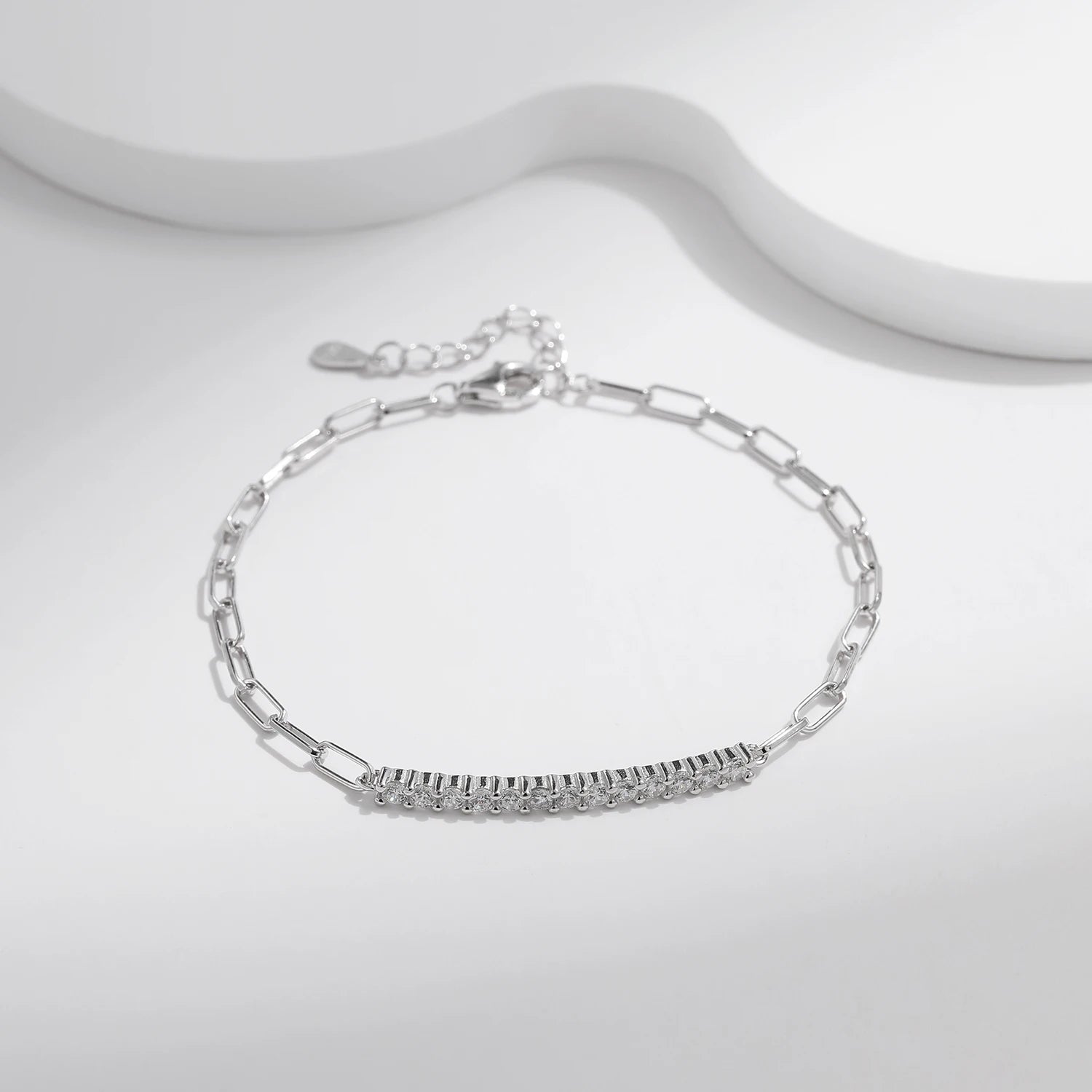 Pulseira em Moissanite - Virena Axis