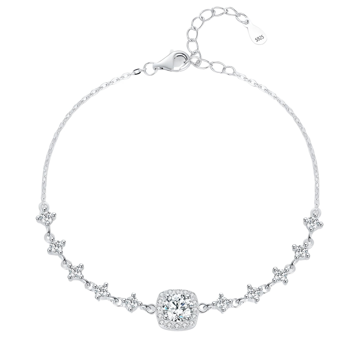 Pulseira em Moissanite - Virena D'Étoile
