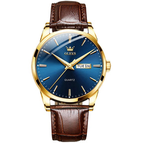 Relógio Elegante em Couro - Marsiak Executive