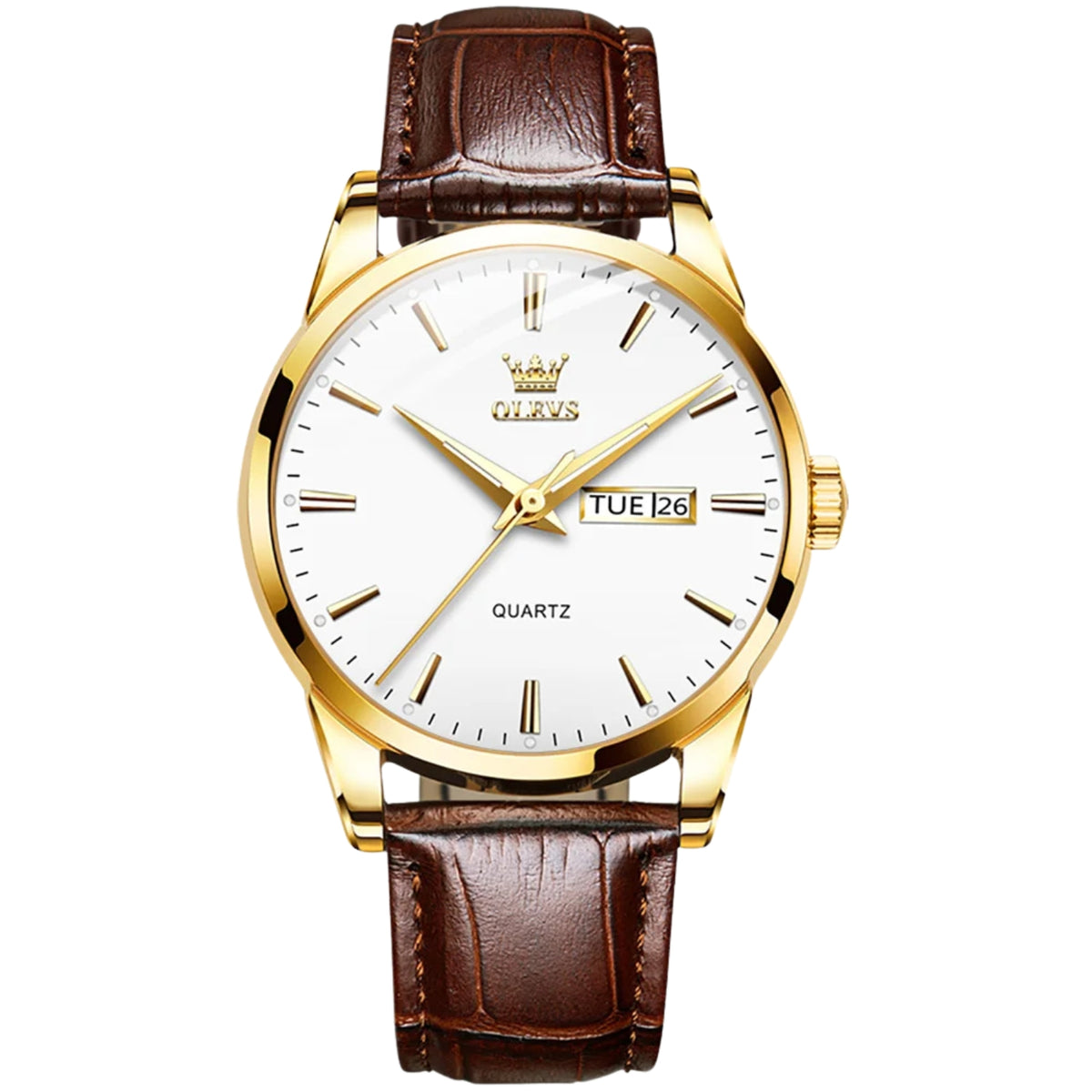 Relógio Elegante em Couro - Marsiak Executive