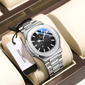 Relógio Luxo - Marsiak Silver Elite