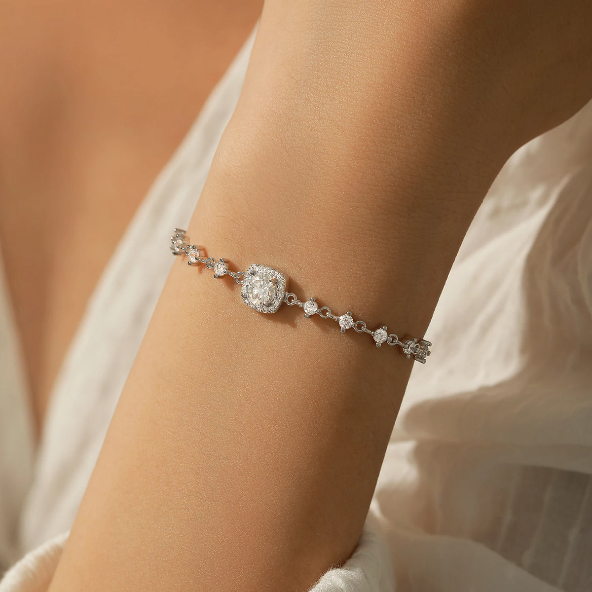 Pulseira em Moissanite - Virena D'Étoile