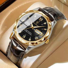 Relógio Elegante em Couro  - Marsiak Prime