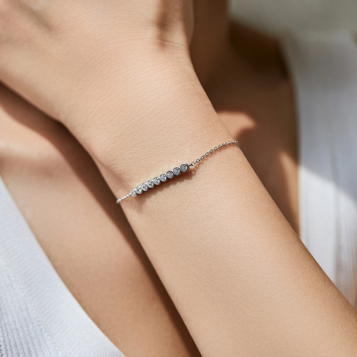 Pulseira em Moissanite - Virena Starlight
