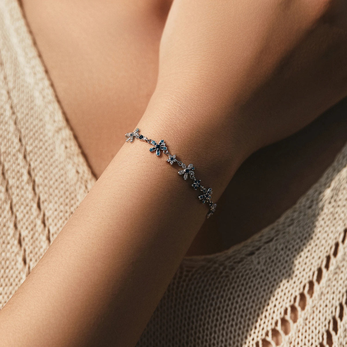 Pulseira em Prata 925 - Virena Floral Brilliance