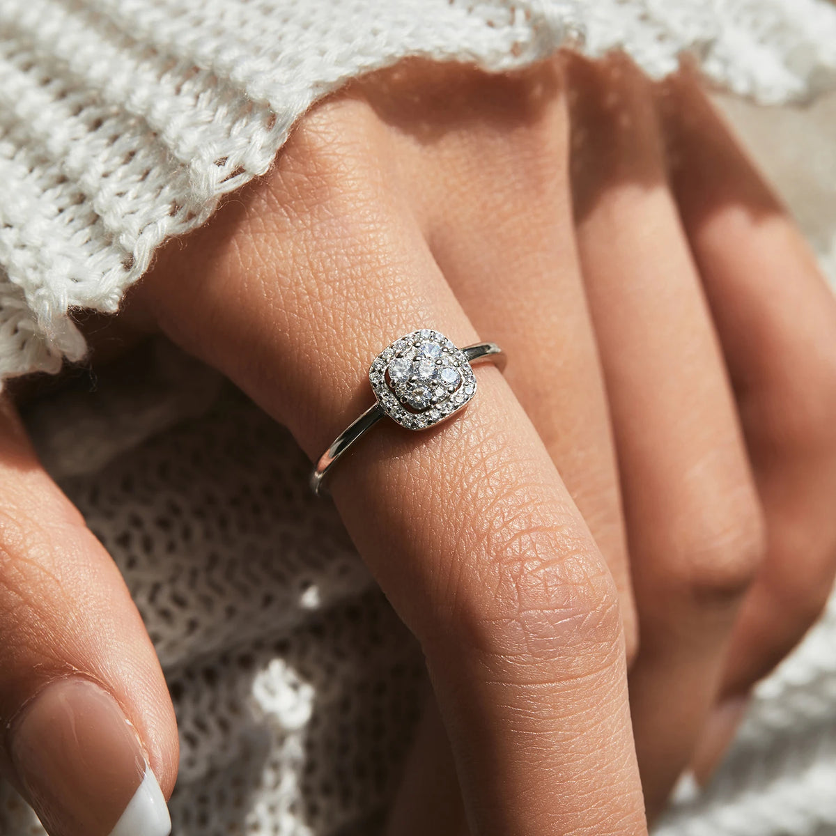 Anel em Moissanite - Virena Celestina