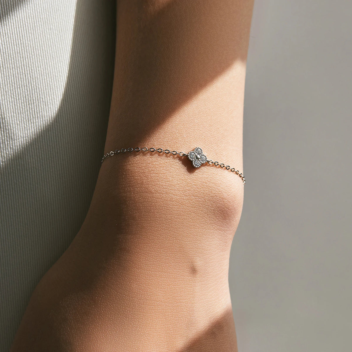 Pulseira em Prata 925 - Virena Trevo da Sorte