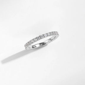 Anel Aparador em Moissanite - Virena Haloir