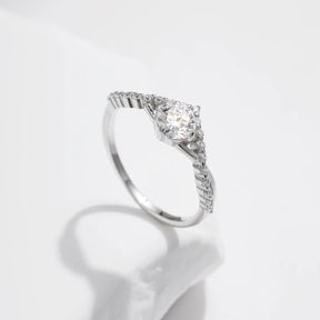Anel em Moissanite - Virena Crownlight