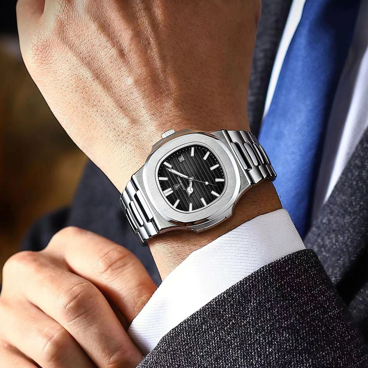 Relógio Luxo - Marsiak Silver Elite