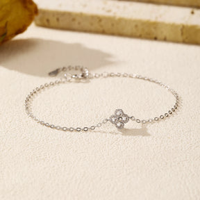 Pulseira em Prata 925 - Virena Trevo da Sorte