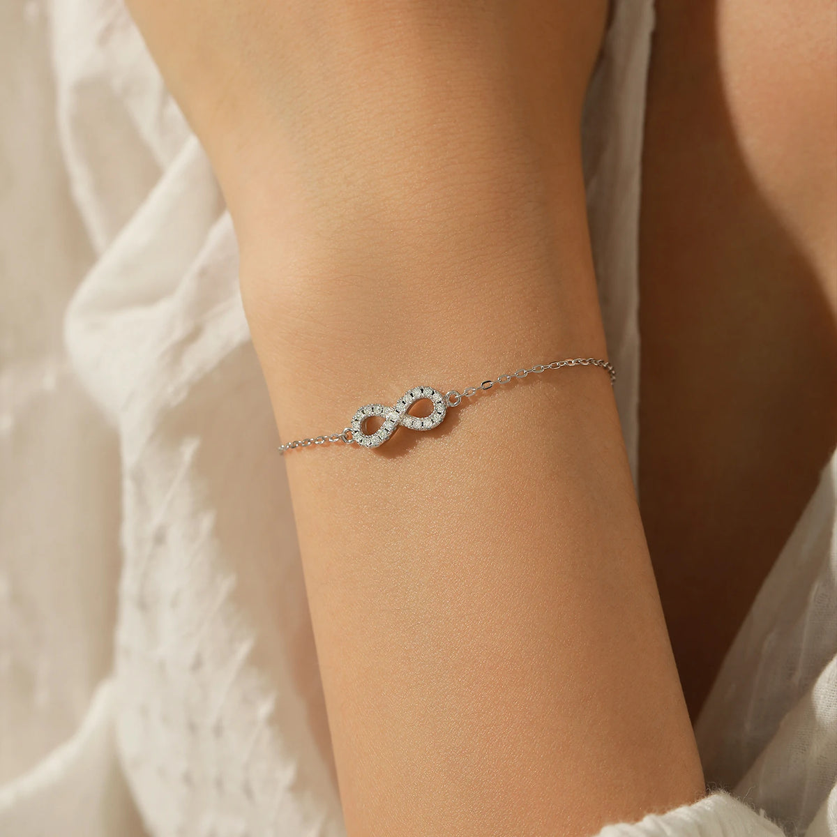 Pulseira em Moissanite -Virena Infinity