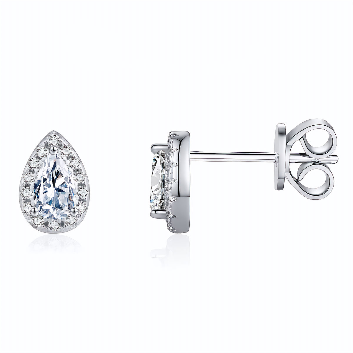 Brinco Ponto de Luz em Moissanite – Virena Purelle