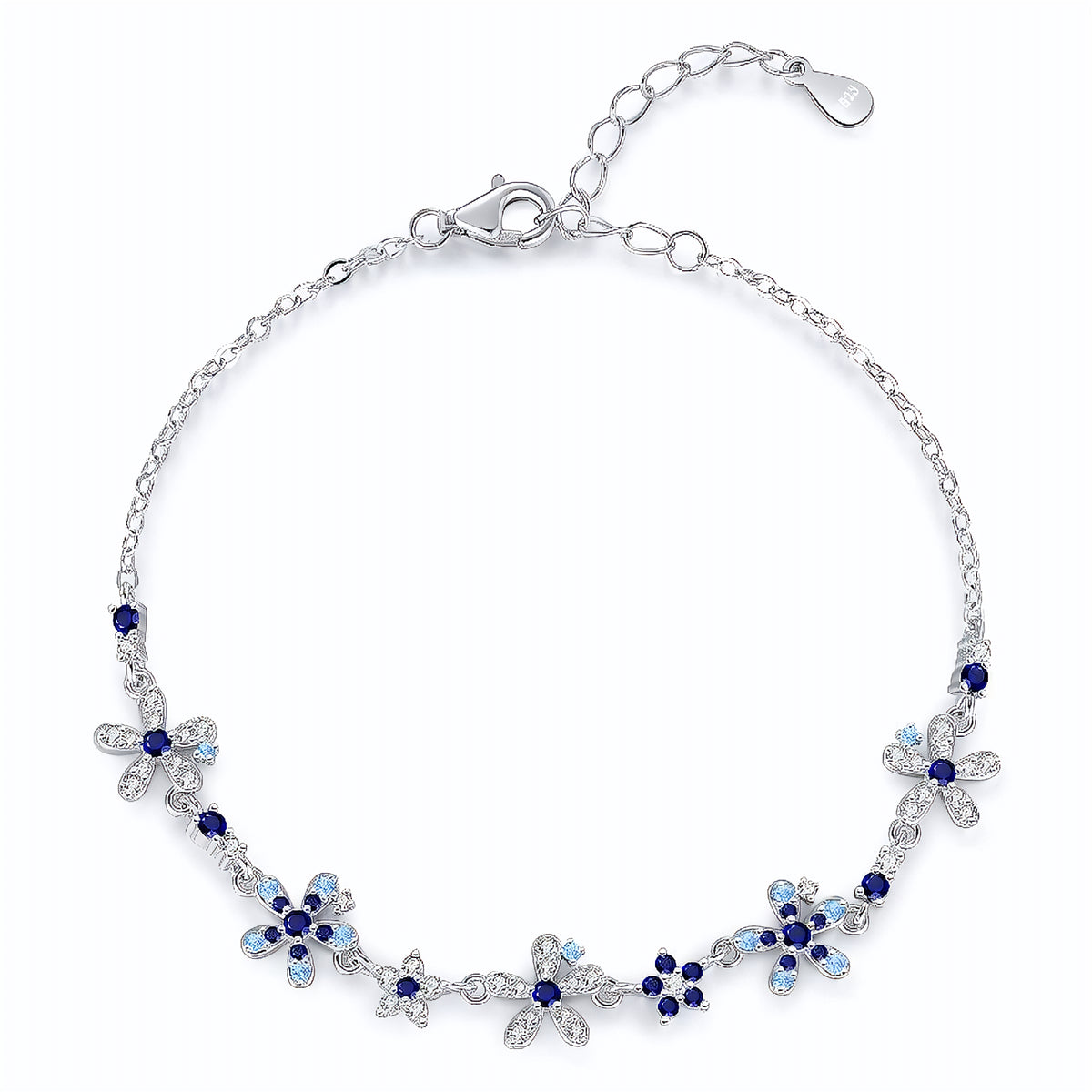 Pulseira em Prata 925 - Virena Floral Brilliance