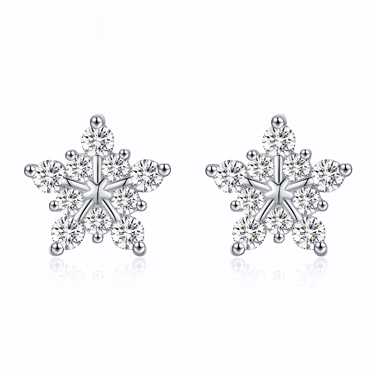 Brinco Ponto de Luz em Moissanite – Virena Floccia