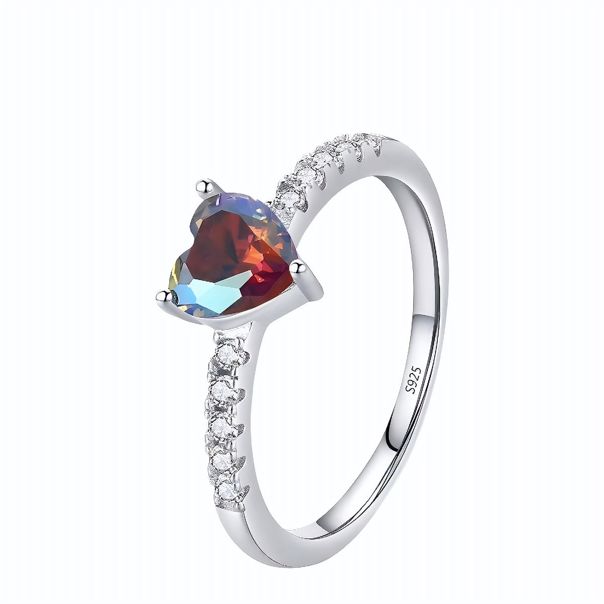 Anel em Prata 925 - Virena Scarlet Love