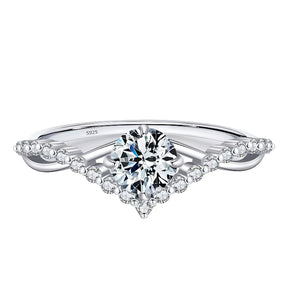 Anel em Moissanite - Virena Crownlight