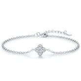 Pulseira em Prata 925 - Virena Trevo da Sorte