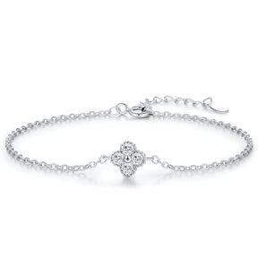Pulseira em Prata 925 - Virena Trevo da Sorte