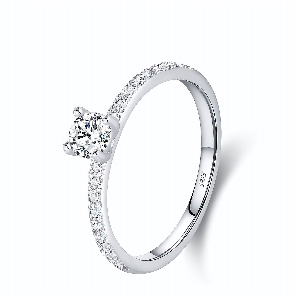 Anel Solitário em Moissanite - Virena Bellezza