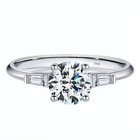 Anel Solitário em Moissanite - Virena Esméra