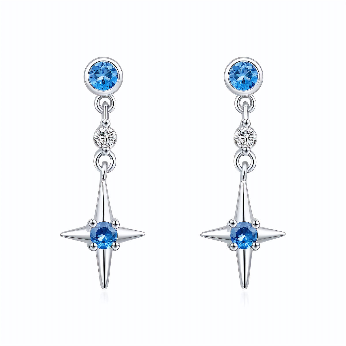 Brinco Pendente em Prata 925 – Virena Asteri