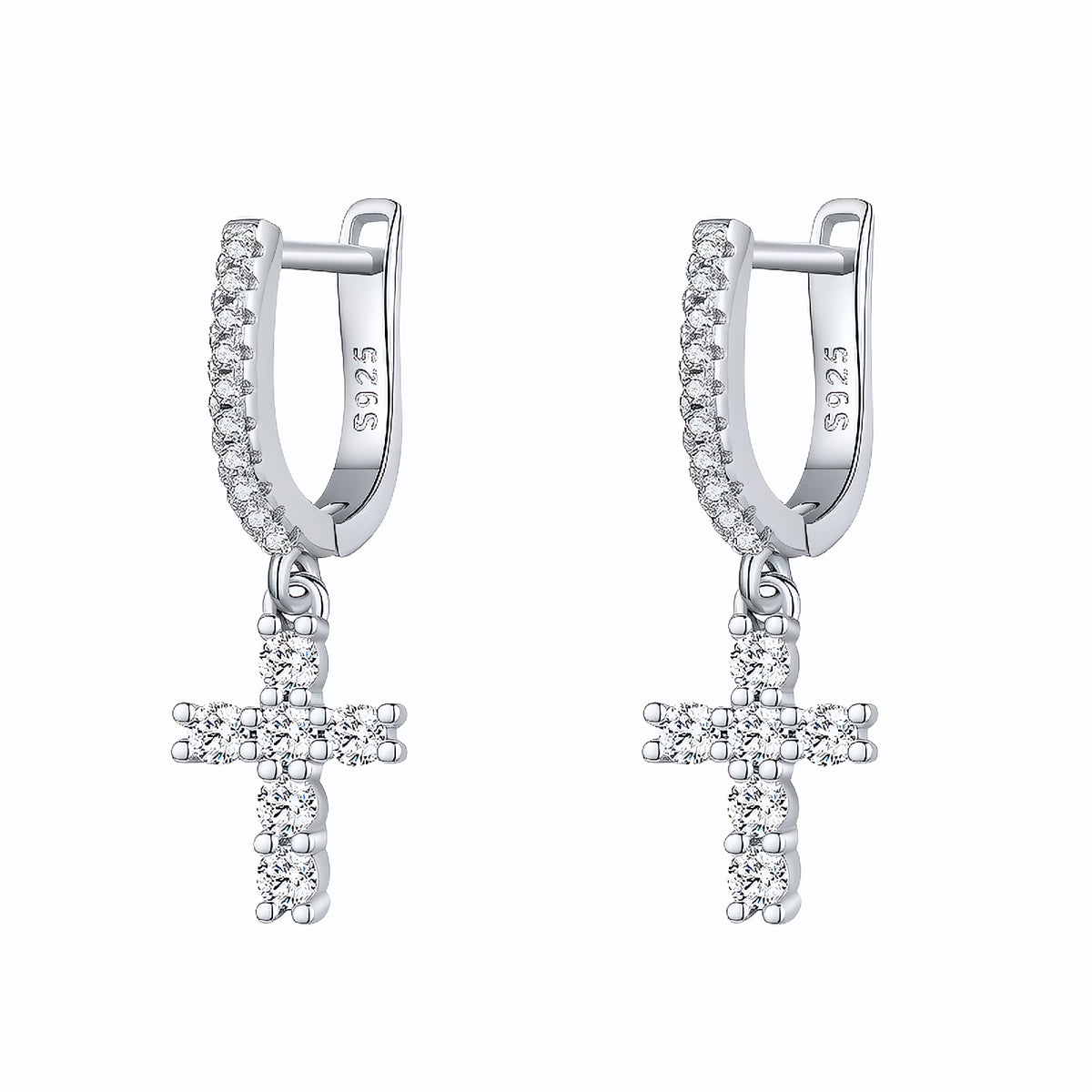Brinco Argola em Moissanite – Virena Lux Sanctum