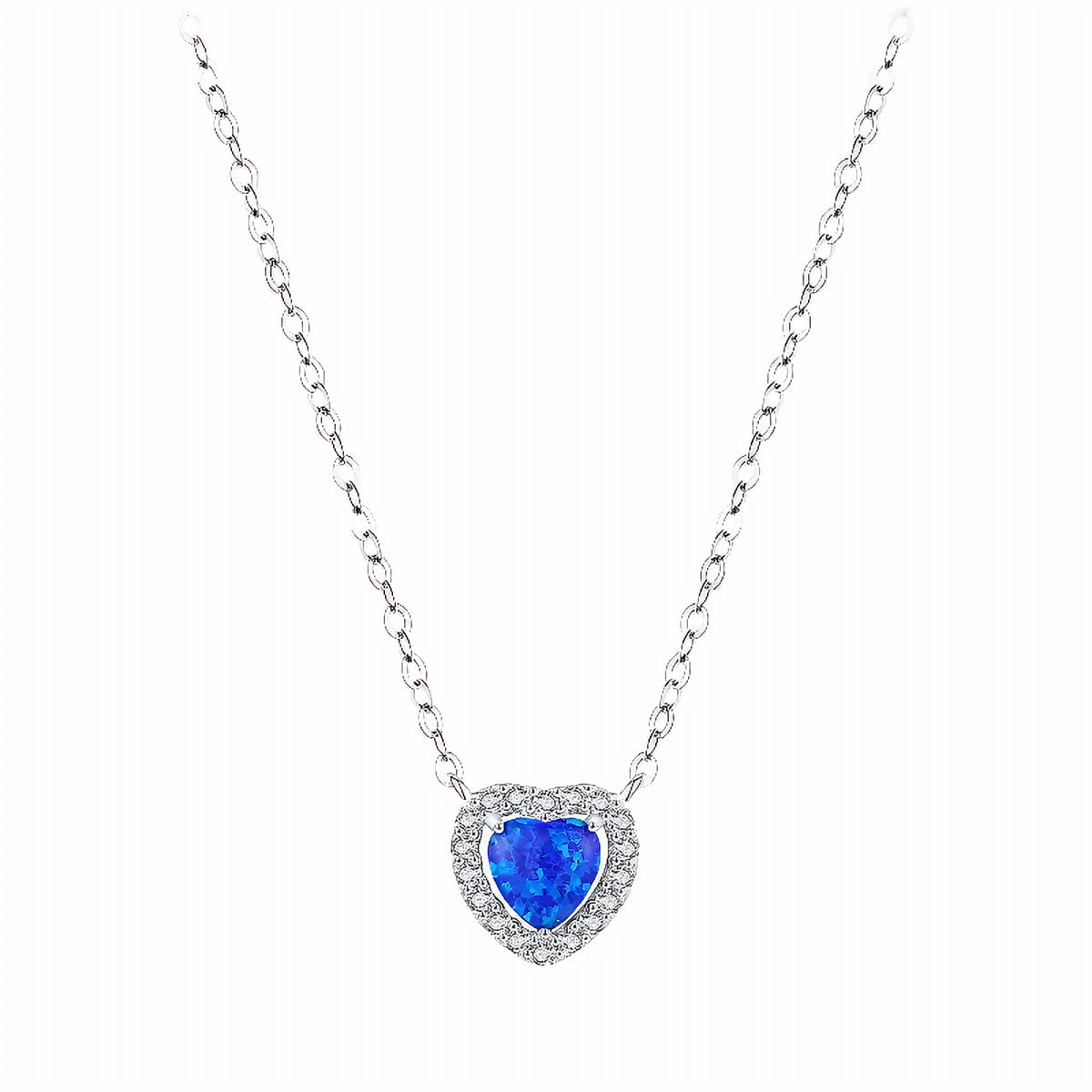 Colar em Prata 925 - Virena Ocean Heart