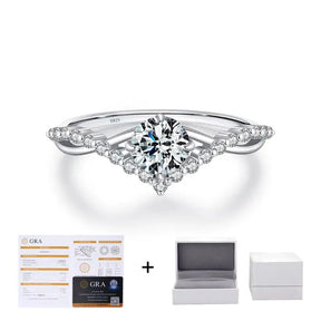 Anel em Moissanite - Virena Crownlight